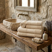 5-Piece Cotton Towel Set Noblesse – Bath, Hand & Bath Mat Soft Absorbent Premium Design