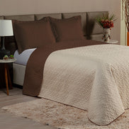 Queen Bedspread Set 3 Pieces Clara 102.4 x 94.5 in – Soft 100% Polyester Bedding
