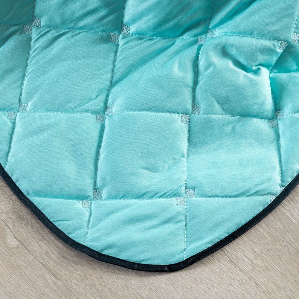 Twin Reversible Bedspread Set Embroidered 94.5 x 70.9 in – 400 Thread Count Soft Elegant Bedding