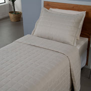 Twin Reversible Quilted Bedspread Set 2 Pieces Soft – 100% Polyester Bedding