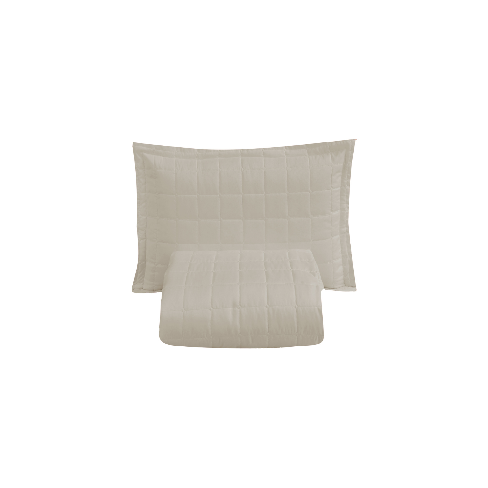 Twin Reversible Quilted Bedspread Set 2 Pieces Soft – 100% Polyester Bedding