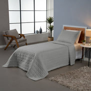 Twin Reversible Quilted Bedspread Set 2 Pieces Soft – 100% Polyester Bedding
