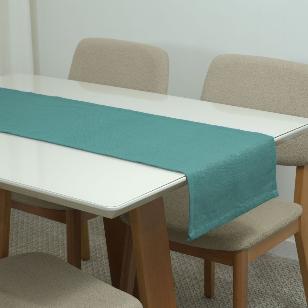 Essence Table Runner 51.18 x 15.75 in Linen Blend, 60% Cotton 40% Polyester