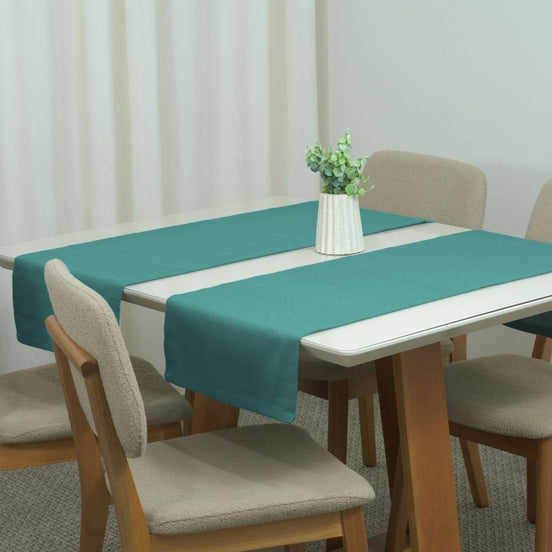 Essence Table Runner 51.18 x 15.75 in Linen Blend, 60% Cotton 40% Polyester
