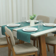 Essence Table Runner 51.18 x 15.75 in Linen Blend, 60% Cotton 40% Polyester