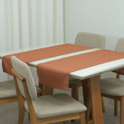 Essence Table Runner 51.18 x 15.75 in Linen Blend, 60% Cotton 40% Polyester