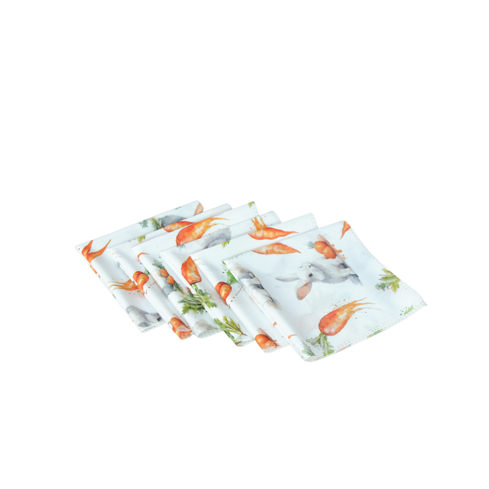 Essence Microfiber Cloth Napkins Set of 6, 13.78 x 13.78 in