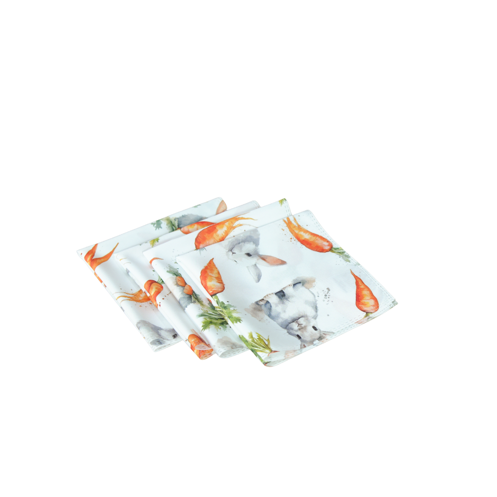 Essence Microfiber Cloth Napkins Set of 4, 13.78 x 13.78 in