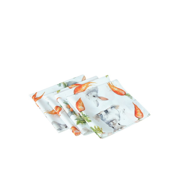 Essence Microfiber Cloth Napkins Set of 4, 13.78 x 13.78 in