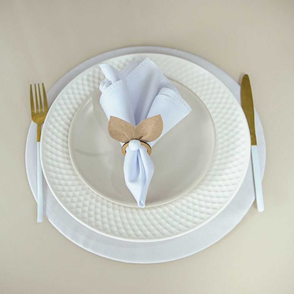 Easter Bunny Ear Napkin Rings Set of 6, 3.94 x 2.76 in
