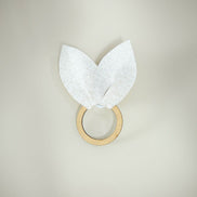 Easter Bunny Ear Napkin Rings Set of 10, 3.94 x 2.76 in