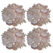 Charlo's Set 4 Premium Placemats Waterproof Sea Corals