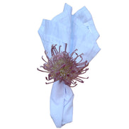 Set of 4 Lilac Rustic Savanna Flower Napkin Rings